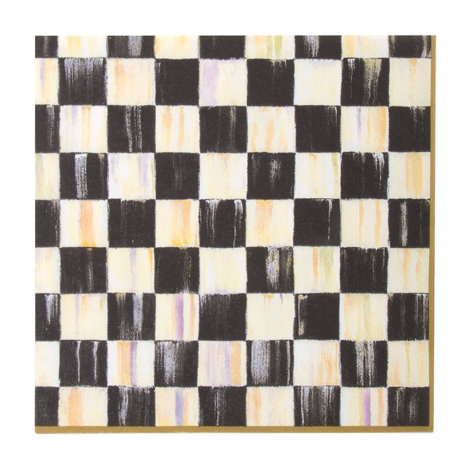 Mackenzie-Childs Courtly Check Dinner Paper Napkins