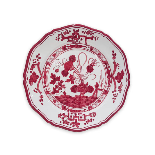 Beatriz Ball VIDA Faenza 9" Salad Plate Set of 4 White and Red