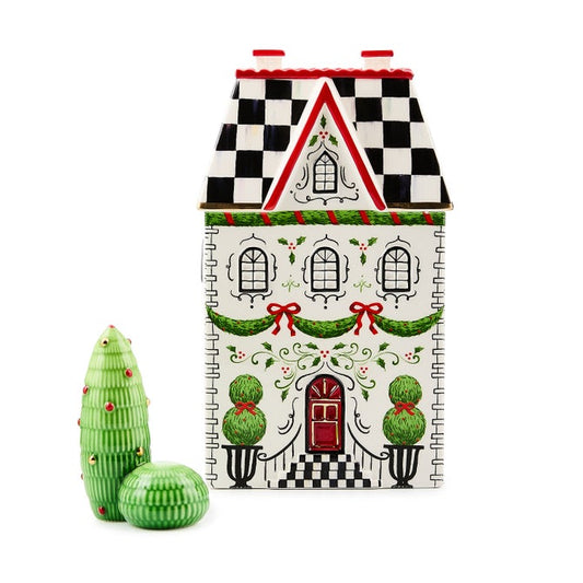 Holly Village Illuminated Ceramic Cottage