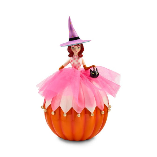 Mackenzie Childs Glam 'o' ween Pumpkin Witch