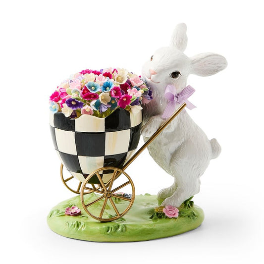 Mackenzie-Childs Frolic Spring Bunny Egg Cart
