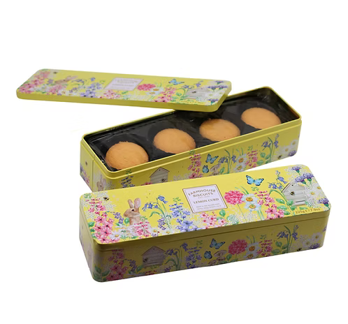 Farmhouse Biscuits English Garden Lemon Curd Biscuit Tin