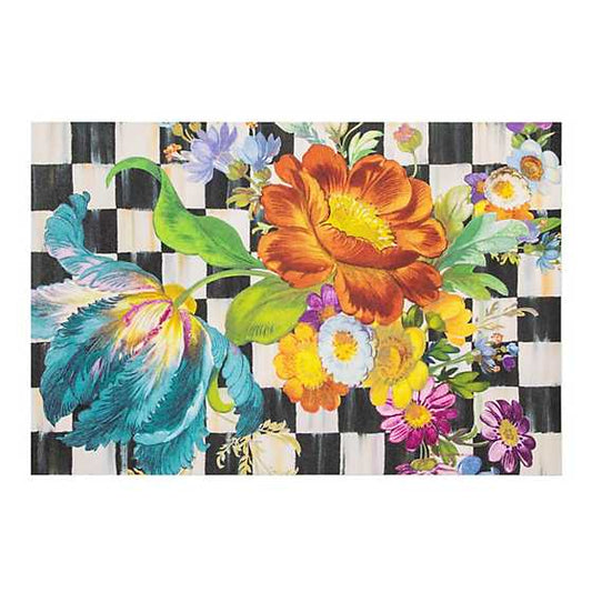 Courtly Flower Market Floor Mat - 2' x 3'