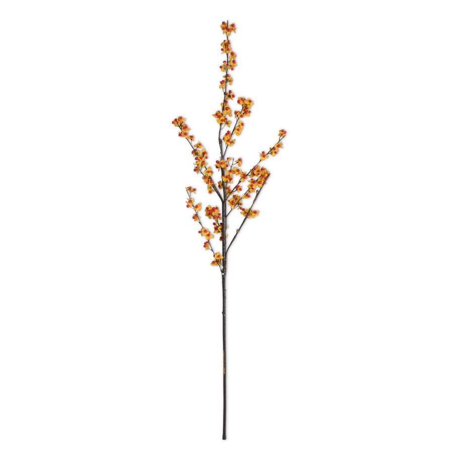 K & K Interiors 40 Inch Orange & Yellow Bittersweet Branch