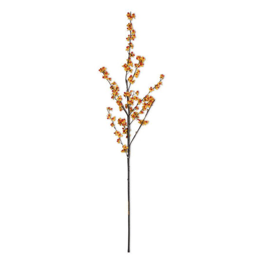 K & K Interiors 40 Inch Orange & Yellow Bittersweet Branch