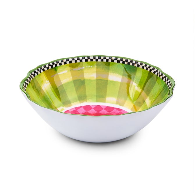 Mackenzie-Childs Watermelon Melamine Serving Bowl