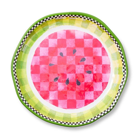Mackenzie-Childs Watermelon Melamine Large Platter
