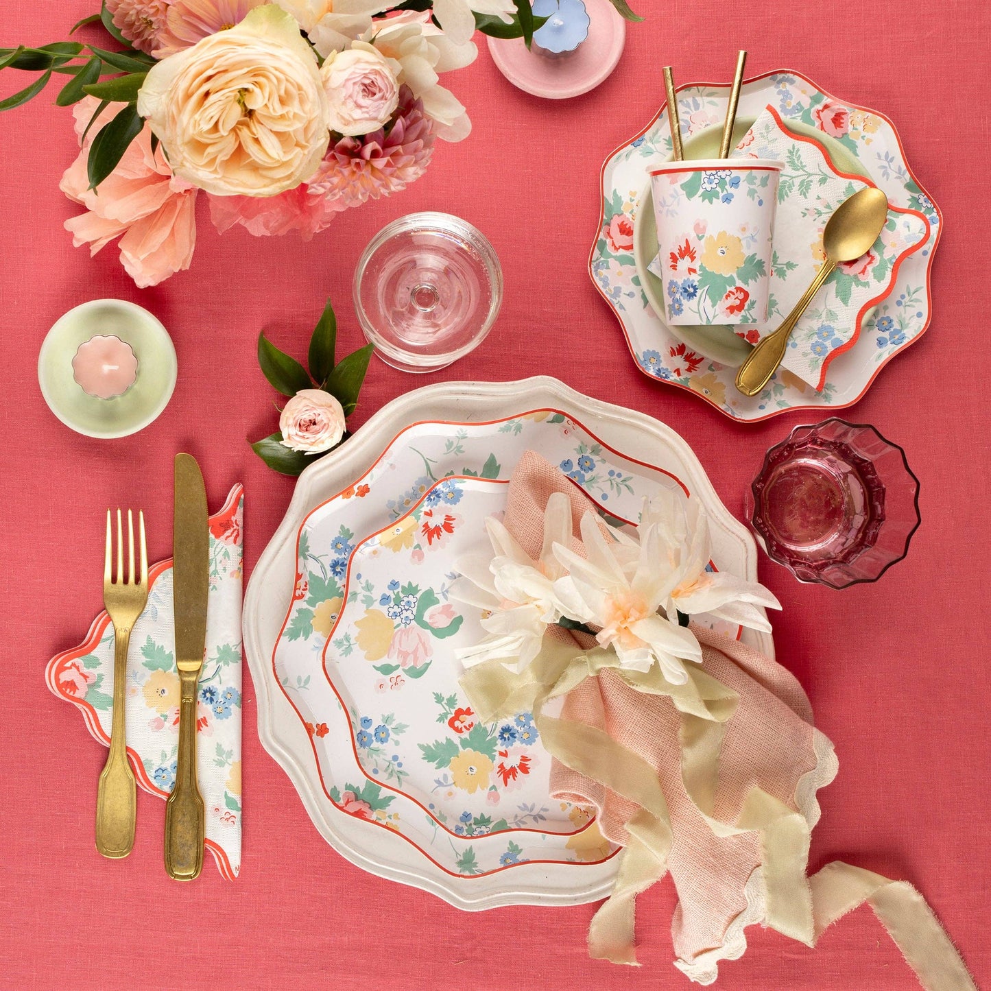 Meri Meri Vintage Floral Small Napkins