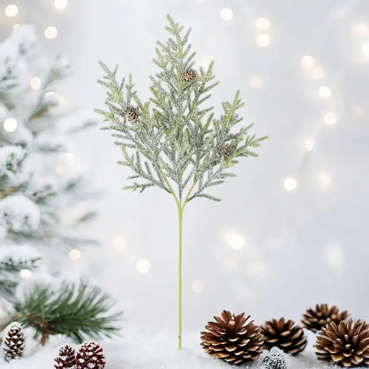 K & K Interiors 25 Inch Juniper Snowy Stem