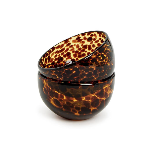 Two's Company Tortoise Print Tidbit Bowl