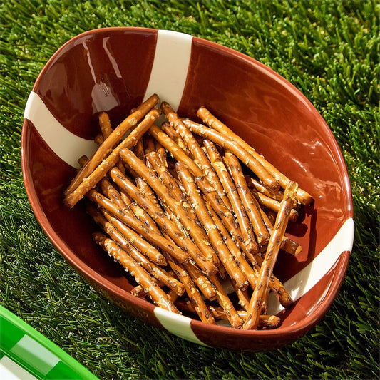 Two's Company Football Snack Bowl - Large