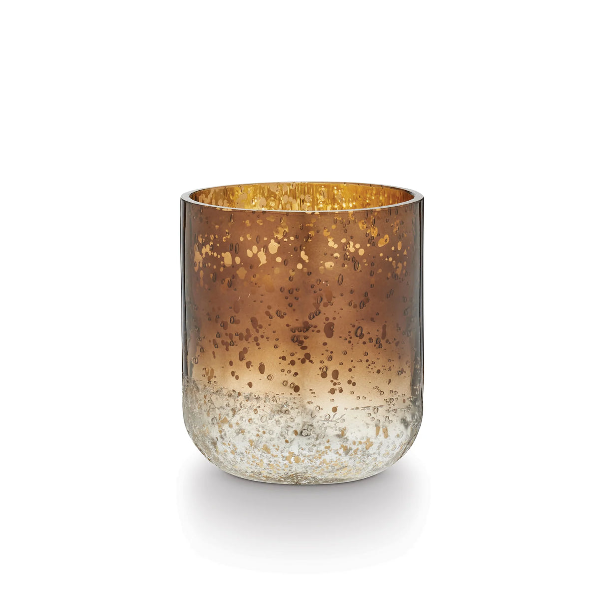 Illume Woodfire Small Radiant Glass Candle