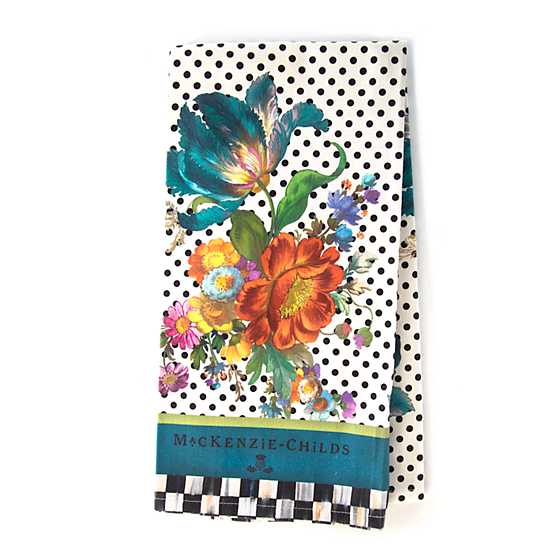 Flower Market Dish Towel