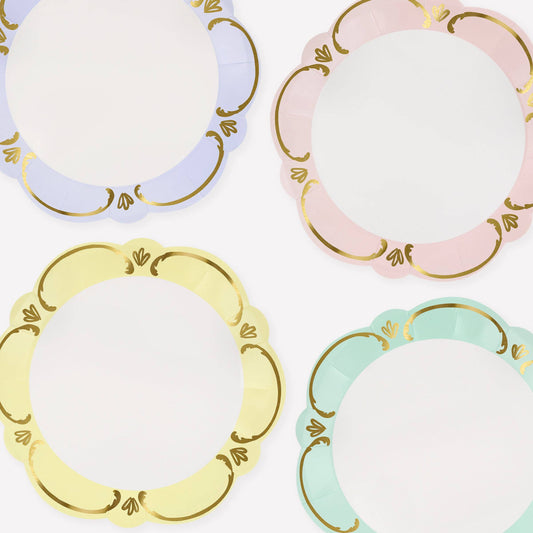 Meri Meri Rococo Pastel Dinner Plates