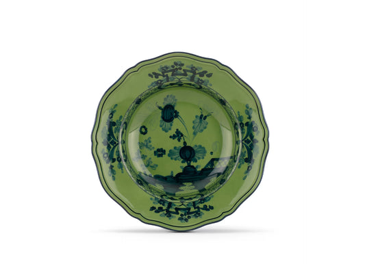 Ginori Oriente Italiano Soup Plate - Malachite