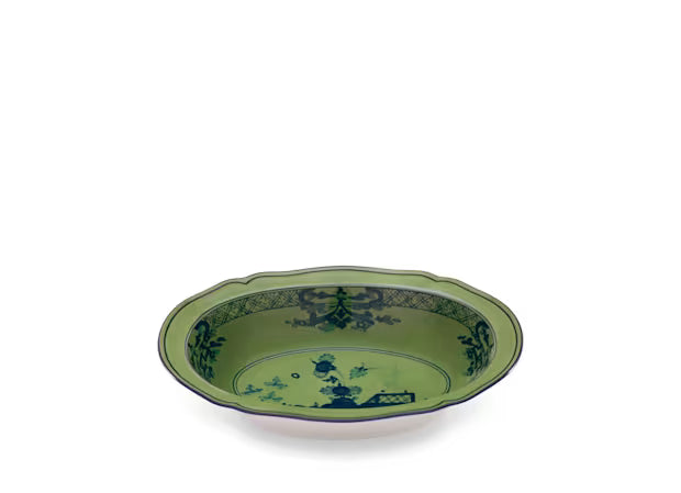 Oriente Italiano Malachite Oval Bowl