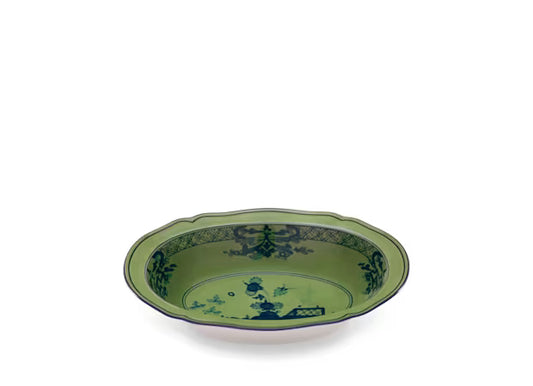 Oriente Italiano Malachite Oval Bowl