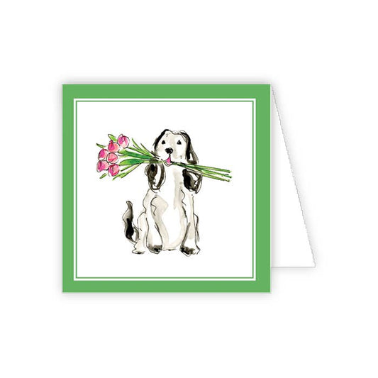 Tail Wagger with Bouquet Enclosure Card