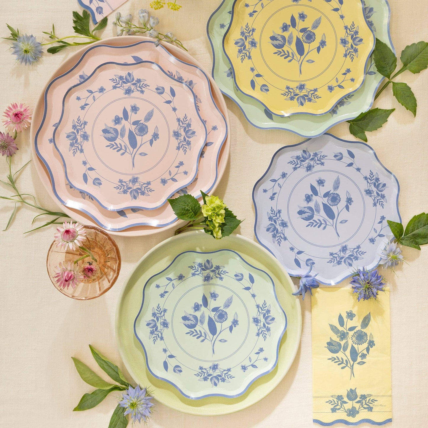 Meri Meri Vintage Botanical Dinner Plates
