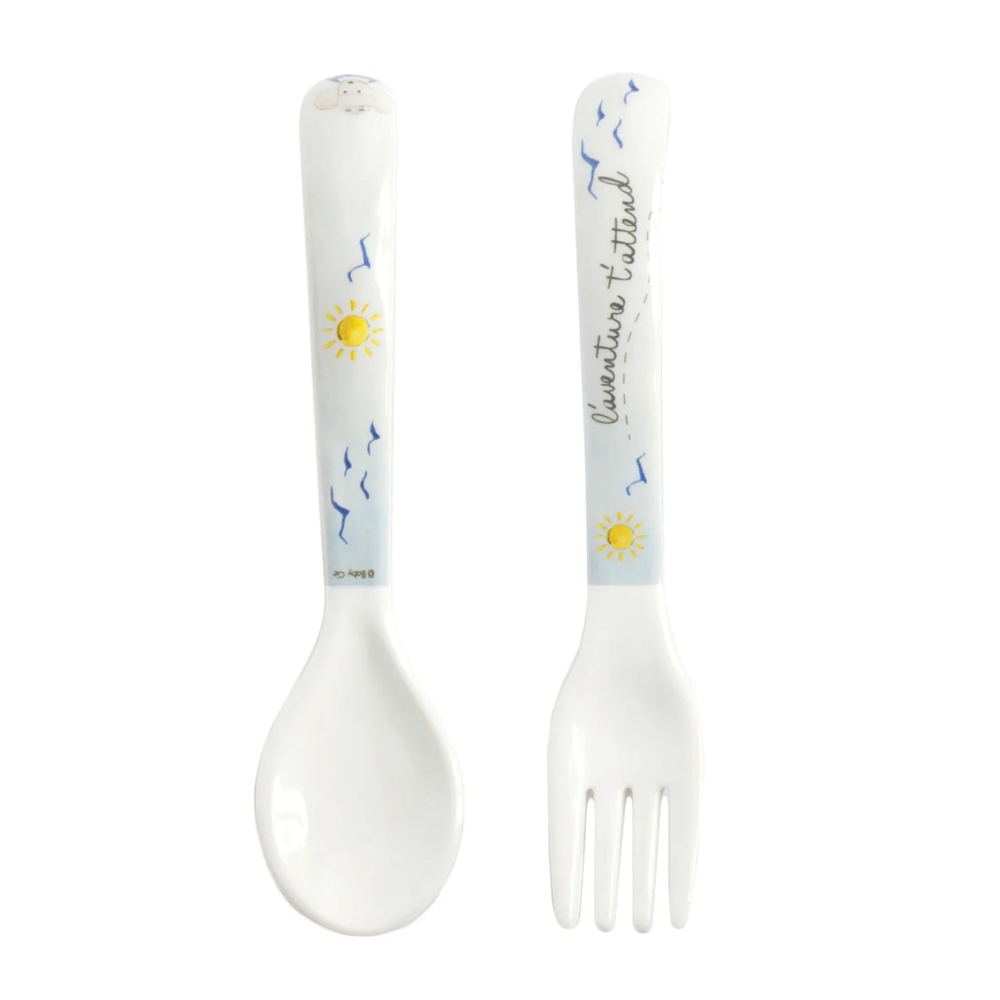 Baby Cie - Fork & Spoon Set - Adventure Awaits