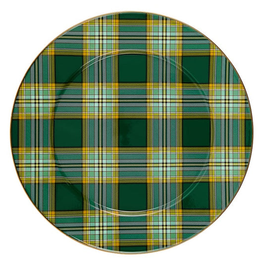 Tartan Green Serving Platter