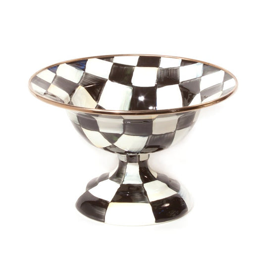 Mackenzie-Childs Courtly Check Small Compote