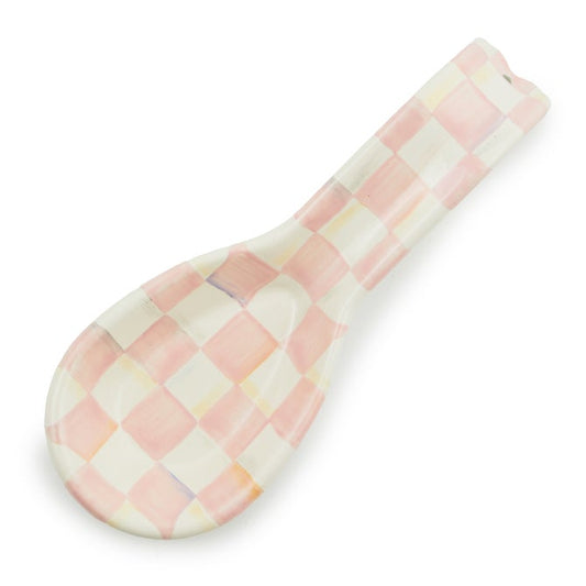 Mackenzie Childs Rosy Check Spoon Rest