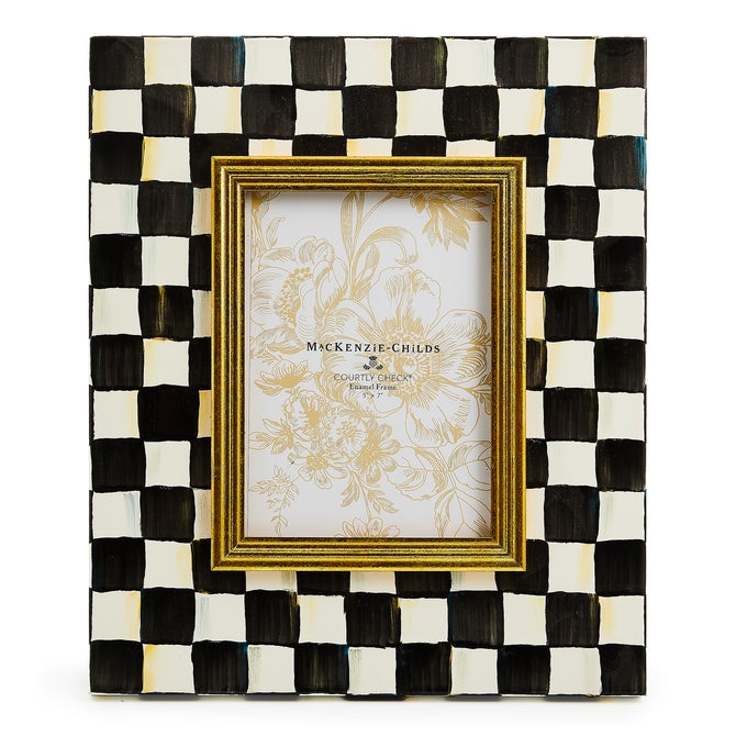 Mackenzie Childs Courtly Check 5x7 Frame