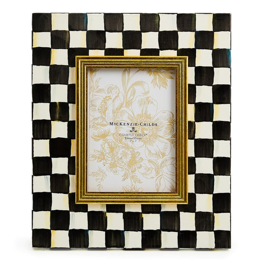 Mackenzie Childs Courtly Check 5x7 Frame