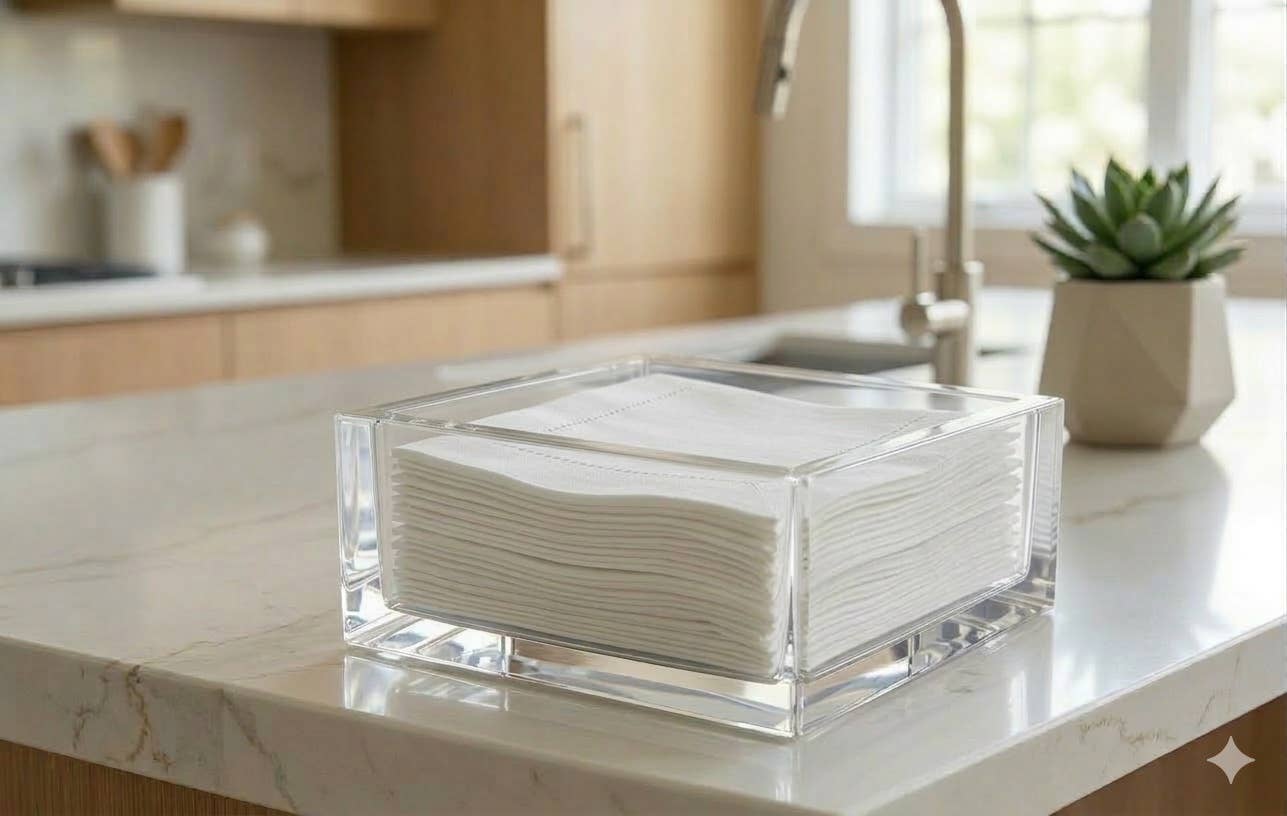 Maven Home Acrylic Cocktail Napkin Holder