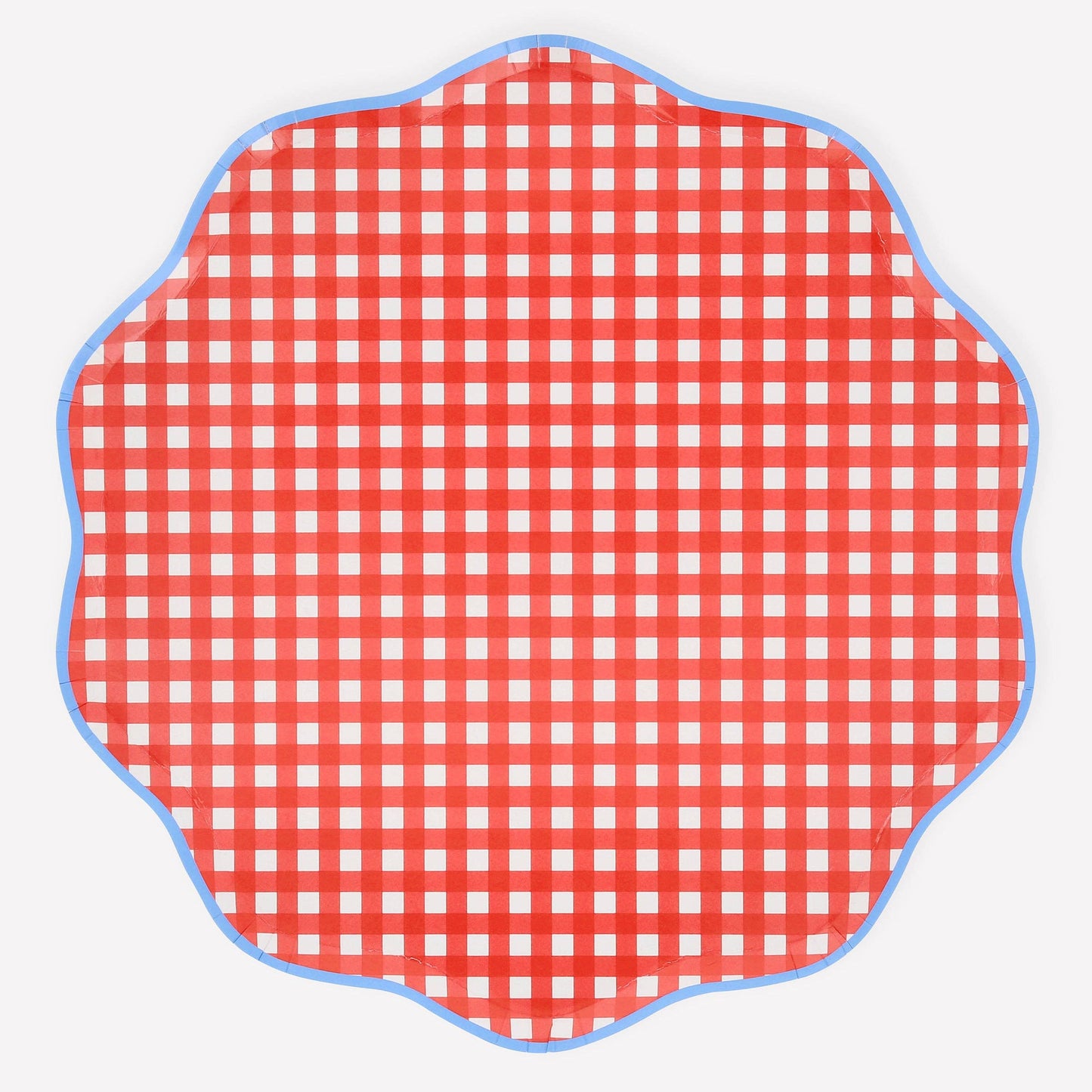 Meri Meri Red Gingham Dinner Plates