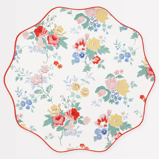Meri Meri Vintage Floral Dinner Plates