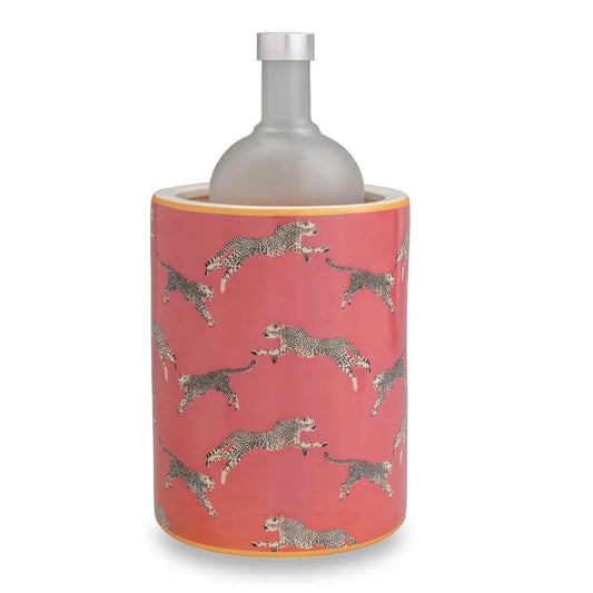 Port 68 Leaping Cheetah Pink Ice Bucket