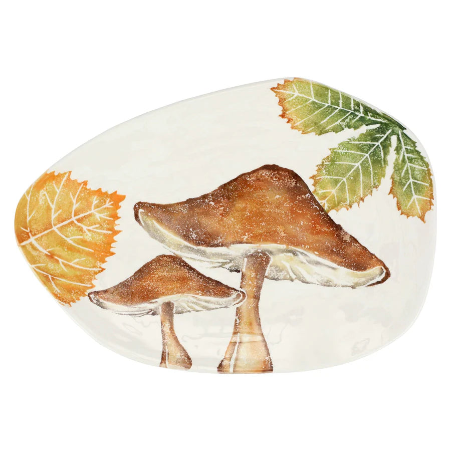 Mushroom Oblong Oval Platter