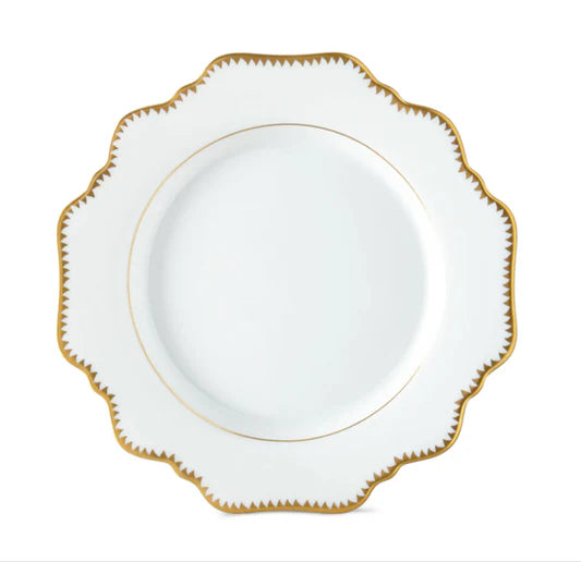 Antique Dinnerware Collection - White & Gold