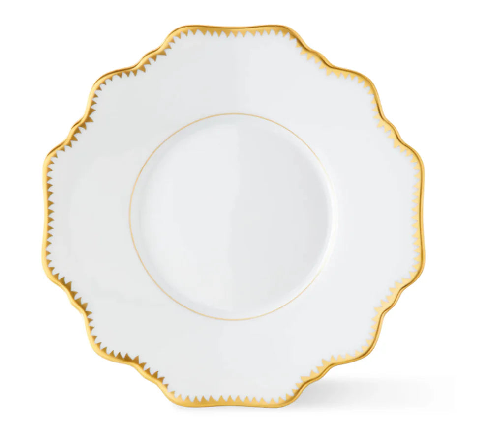 Antique Dinnerware Collection - White & Gold