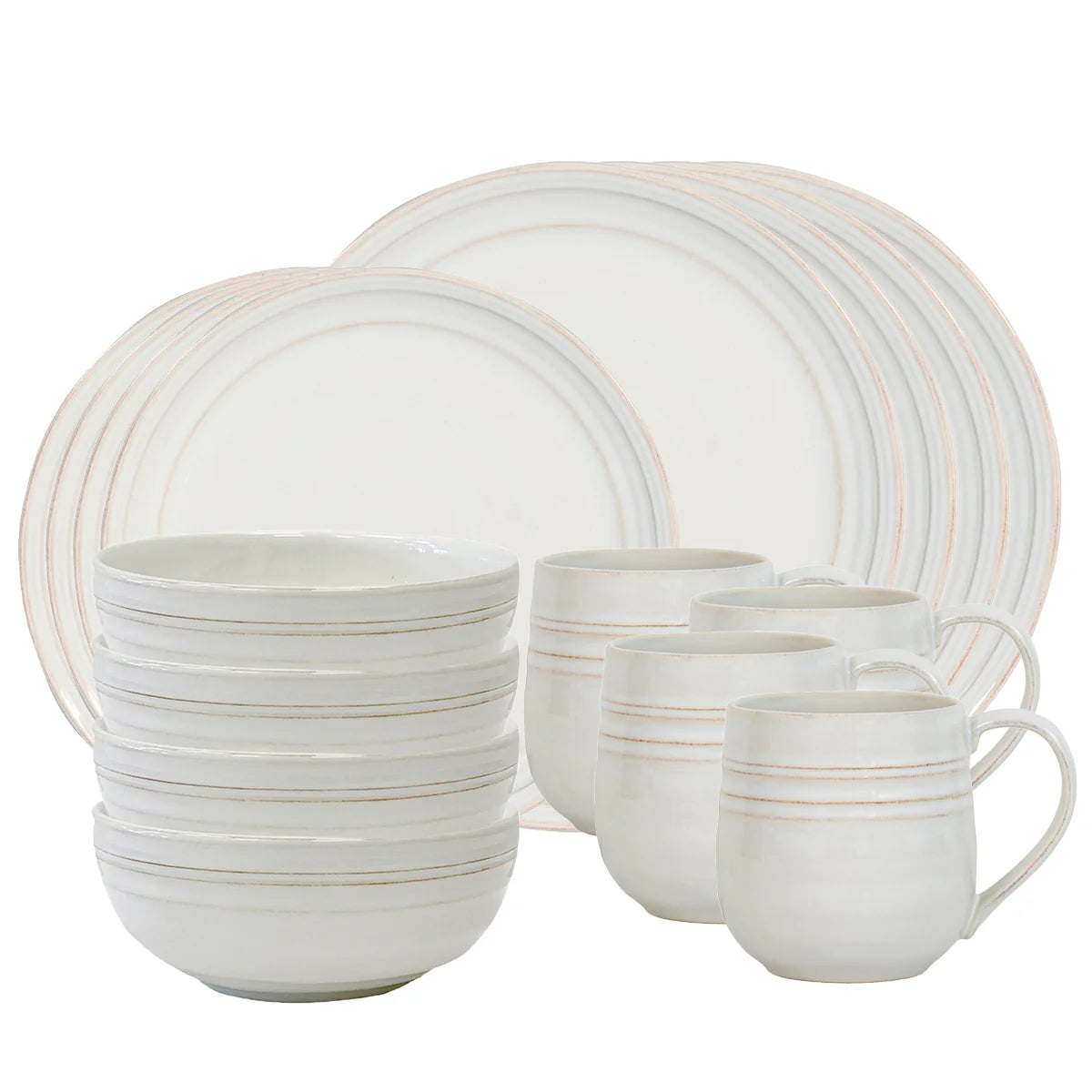 Juliska Bilbao Dinnerware - Whitewash