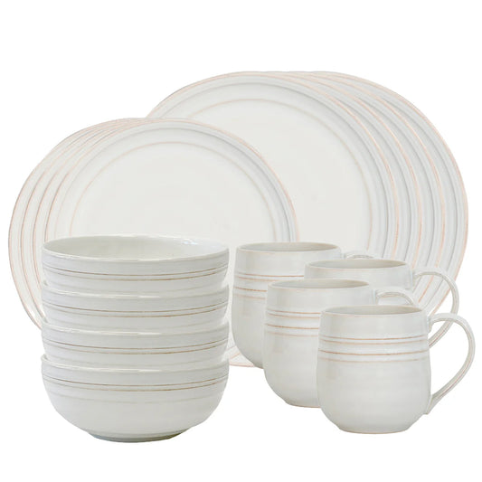 Bilbao Dinnerware - Whitewash