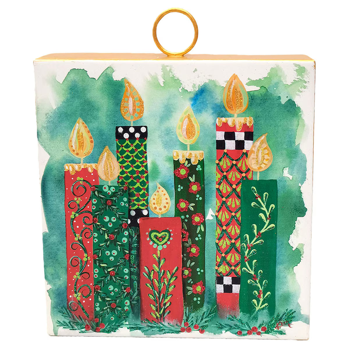 RTC Mini Art Christmas Cottage Candles