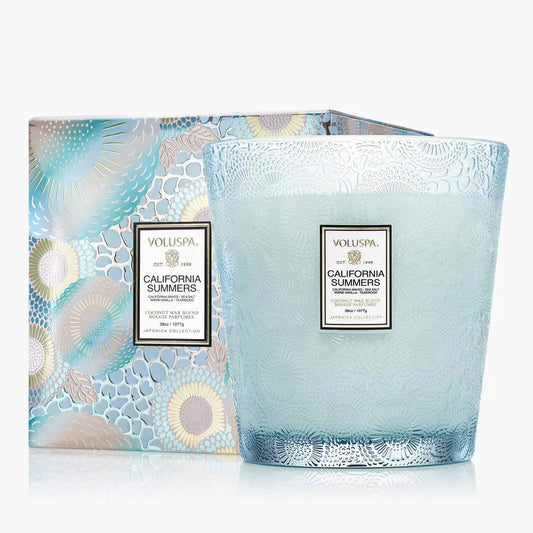 Voluspa California Summers 3 Wick Hearth Candle