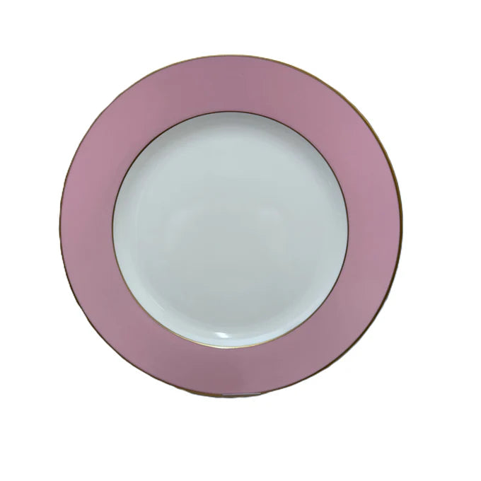 Pickard China ColorSheen Pink with Gold