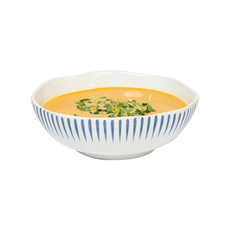 Juliska Sitio Stripe Dinnerware - Delft Blue