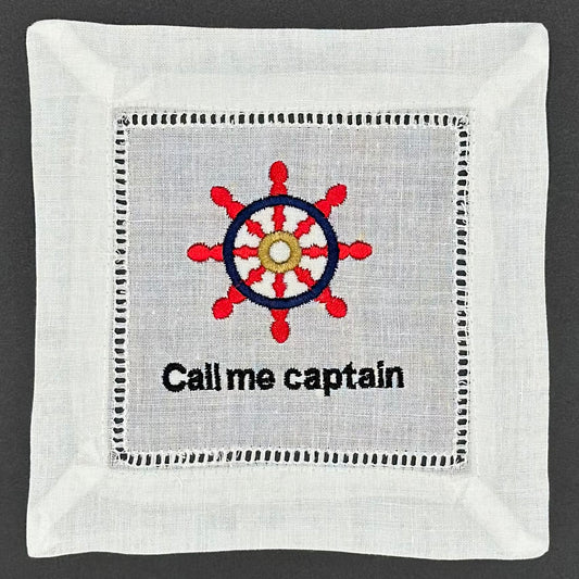 Saint Austin Company Call Me Captain Cocktail Napkins