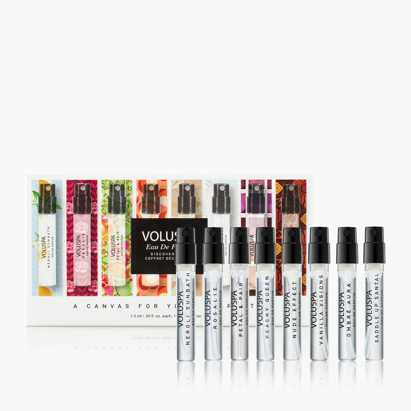 Voluspa Eau De Parfum 8 Piece Discovery Set