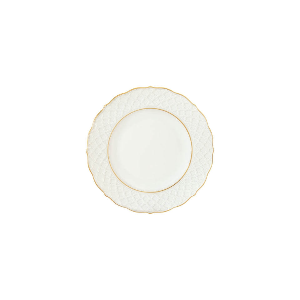 Empire Dinnerware Collection - White & Gold