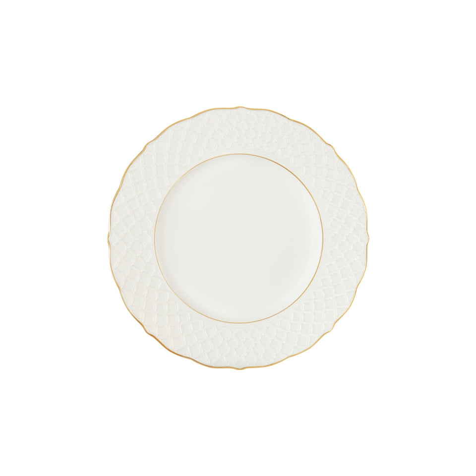 Empire Dinnerware Collection - White & Gold