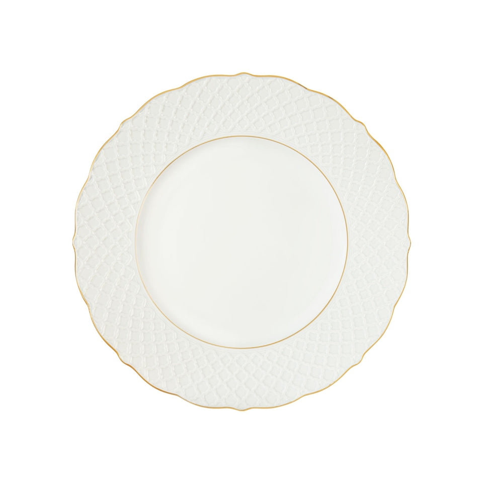 Empire Dinnerware Collection - White & Gold