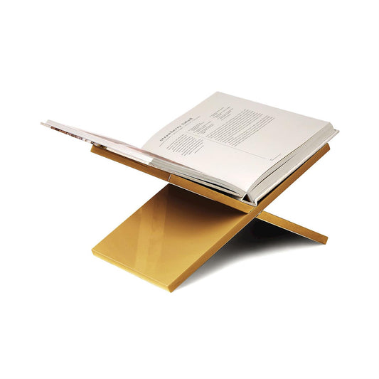 Two's Company Libreria Gold Leaf Book Stand