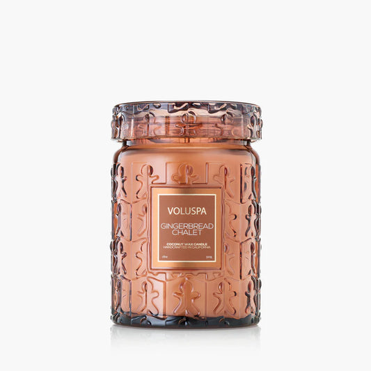 Gingerbread Chalet Large Jar Candle-18 oz