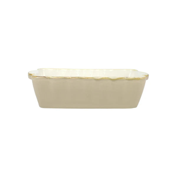Cappuccino Italian Bakers Small Rectangular Baker